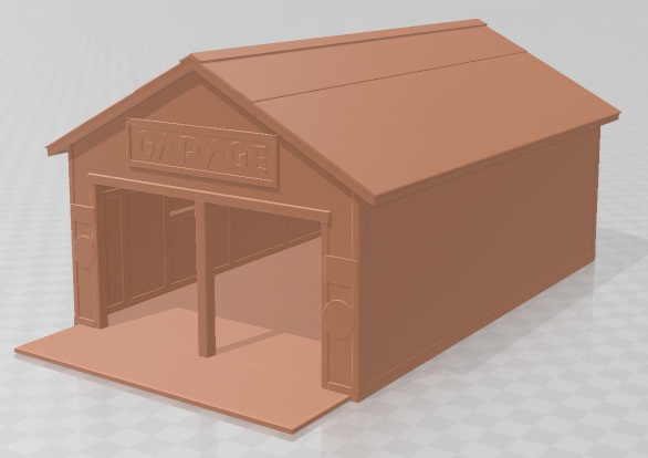 Garage 1 - 3D Model - STL