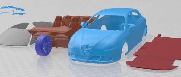 Alfa Romeo Giulietta 2011 - 3D Model - STL